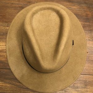 Brixton Tan Messer Fedora Hat Medium